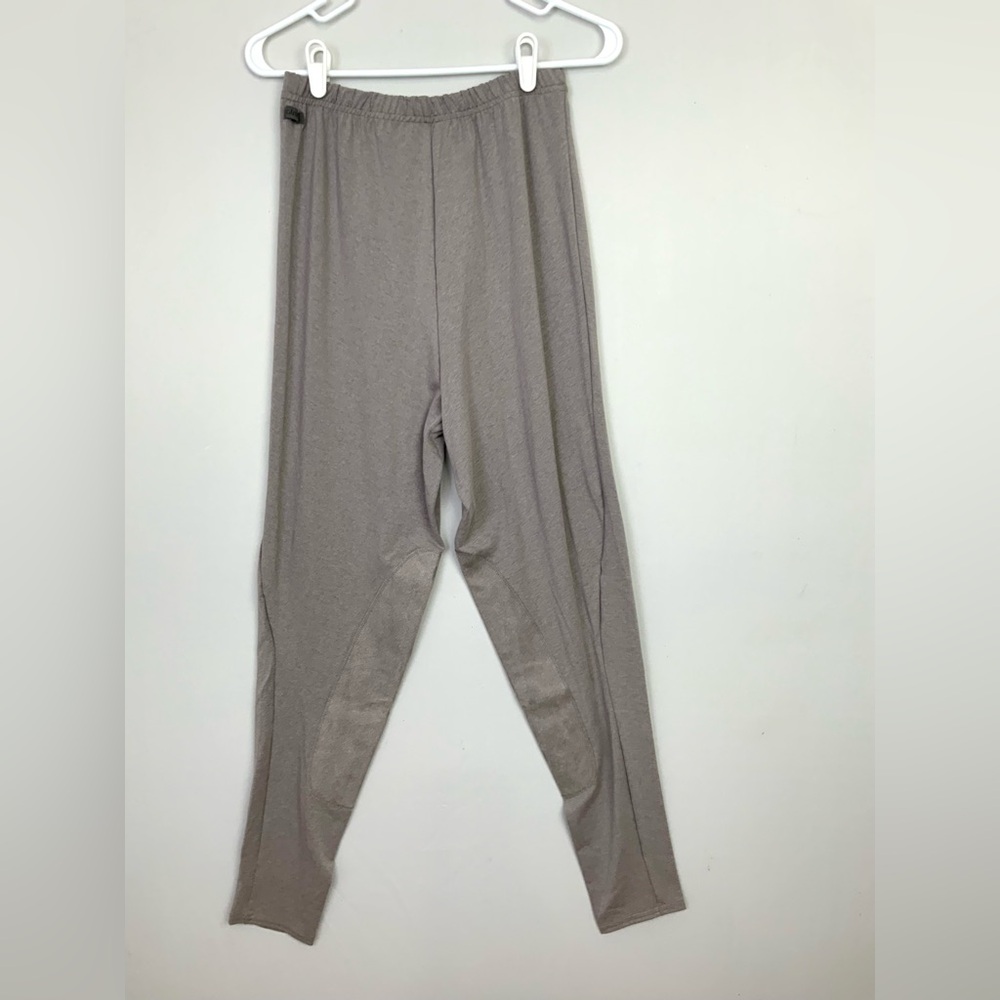 BOINK Sz 2X Faux Suede Knee Patch Britches Breeches Equestrian Riding Pants Gray